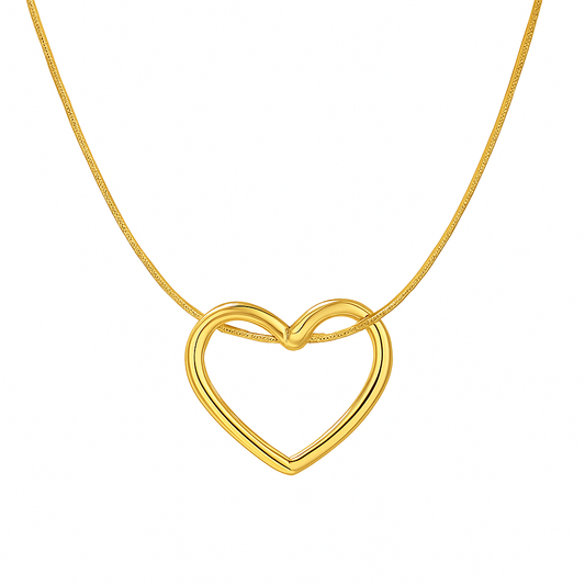 Heart Pendant Necklace -Elegant Love Gift Jewelry